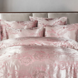 three piece bedding satin set